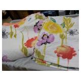 Twin Size Bedspread, and 2 Shams...