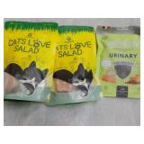 Cats Love Salad and Urinary Snacks...