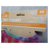 5 Pet T-shirts size XS and S...