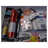 Batteries and Flashlight...
