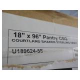 Hampton Bay 18 x 98" Grey Pantry - ...