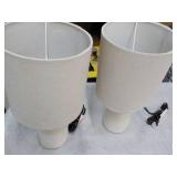 2 Lamps with Shades...