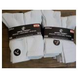 12 Pair Wear Proof Athletic White S...
