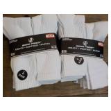 12 Pair Wear Proof Athletic White S...