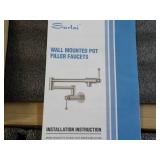 Sarlai Wall Mounted Pot Filler Fauc...