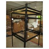 Buttonhole shelving unit measures 48 x 40 75 inches tall