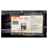 2025 Wolverine Mini Skid Pallet Forks