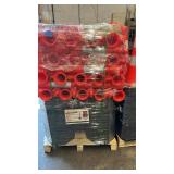 Pallet of 100 T-Top Bollards and Warning Bunting