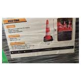 Pallet of 250 Tall Reflective Traffic Safety Cones with Rubber Base