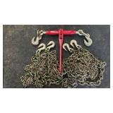 3/8-1/2" Chain Binder + Set of 2 Chains (3/8")