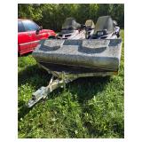 1996 Triton Aluminum 4 Place Snowmobile Trailer