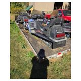 1996 Triton Aluminum 4 Place Snowmobile Trailer