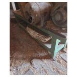 2- Wood Tables W/Wood Rollers in Tables