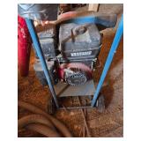 Krendl GV 240 Insulation Vacuum W/Gas Engine & 100+ Ft of Hose (Runs & Works)