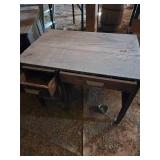 Pair of Vintage Oak Teachers Desks