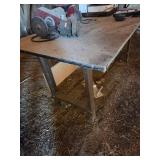 Metal Leg Wood Table 3