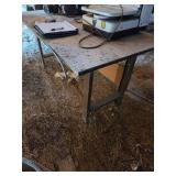 Metal Leg Wood Table 3