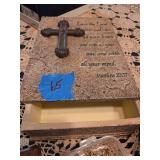 Jewelry Boxes & Plaster Bible Box