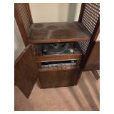 Vintage Magnavox Stand Up Stereo Cabinet