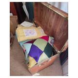 Vintage Cedar Lined Tan Trunk