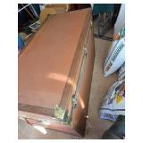 Vintage Cedar Lined Tan Trunk
