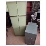 Tall 2 Door Metal Cabinet & Metal File Cabinet