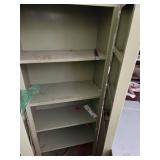 Tall 2 Door Metal Cabinet & Metal File Cabinet