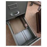 Tall 2 Door Metal Cabinet & Metal File Cabinet