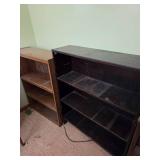 2 Wood Book Shelves