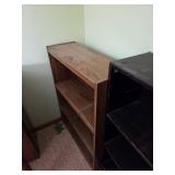 2 Wood Book Shelves