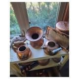 Copper Utensils (Top Shelf)