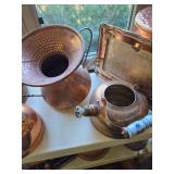 Copper Utensils (Top Shelf)