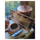 Copper Utensils (Top Shelf)