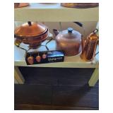 Copper Utensils (Middle Shelf)