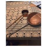 Long Handle Copper Scoop & Pot