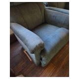 2 Blue Rocking, Swivel Recliners
