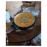 White Glassware & Platters