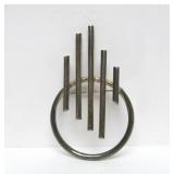 Larger Vintage 3D Sculptural Modernist Sterling Silver Brooch