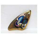 Stunning Modernist Enameled Brooch