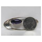 Mid Century Signed Sculptural Sterling Brooch by N.E. FROM - Danmark