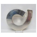 Large Sculptural Sterling Silver Brooch