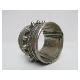Large Heavy Tribal Middle Eastern Cuff Bracelet
