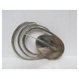 Very Nice Signed Vintage Modernist Sterling Silver Brooch - Signed Erickson
