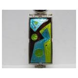 Large & Exceptional Sterling Silver, Cloisonné Enamel & Gemstone Pendant by William Bailey