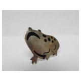 Larger Vintage Taxco Sterling Silver Frog Brooch