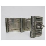 Large Round Old Vintage Spiked Middle Eastern Hinged Bracelet
