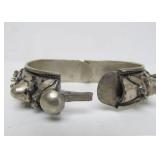 Old Vintage Yemeni Bedouin Silver Bracelet