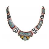 Lovely Vintage Tibetan & other Gemstone Necklace