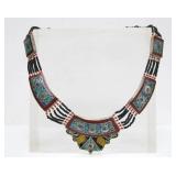 Lovely Vintage Tibetan & other Gemstone Necklace