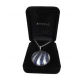 New Unworn EFFY Sterling Silver Round Pendant Necklace